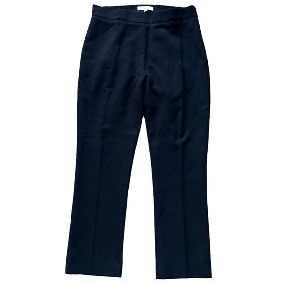 IRO Moore Black Dress Pants 6 Straight Leg Crop Capsule Minimalist Academia 38 - Picture 2 of 13